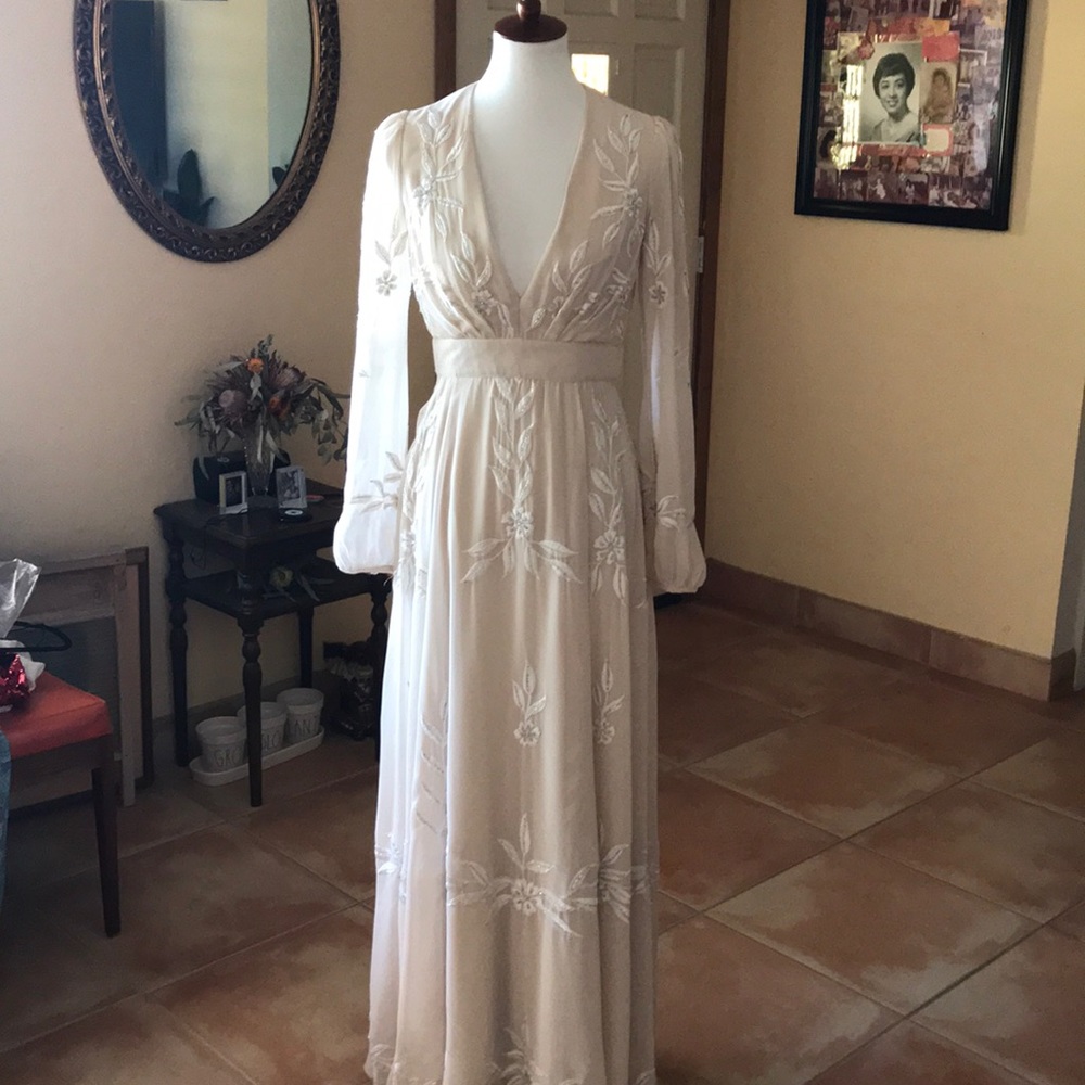 BHLDN  Dress in Champagne